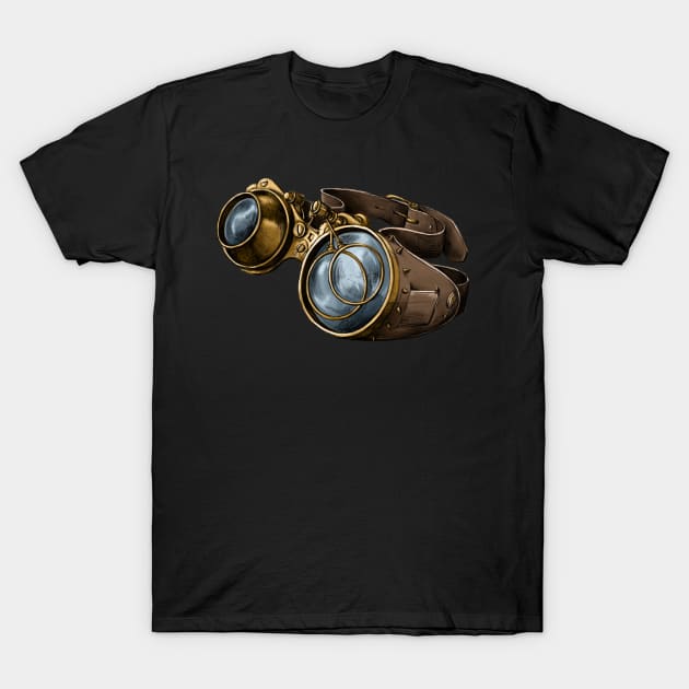 Steampunk glasses T-Shirt by Anilia